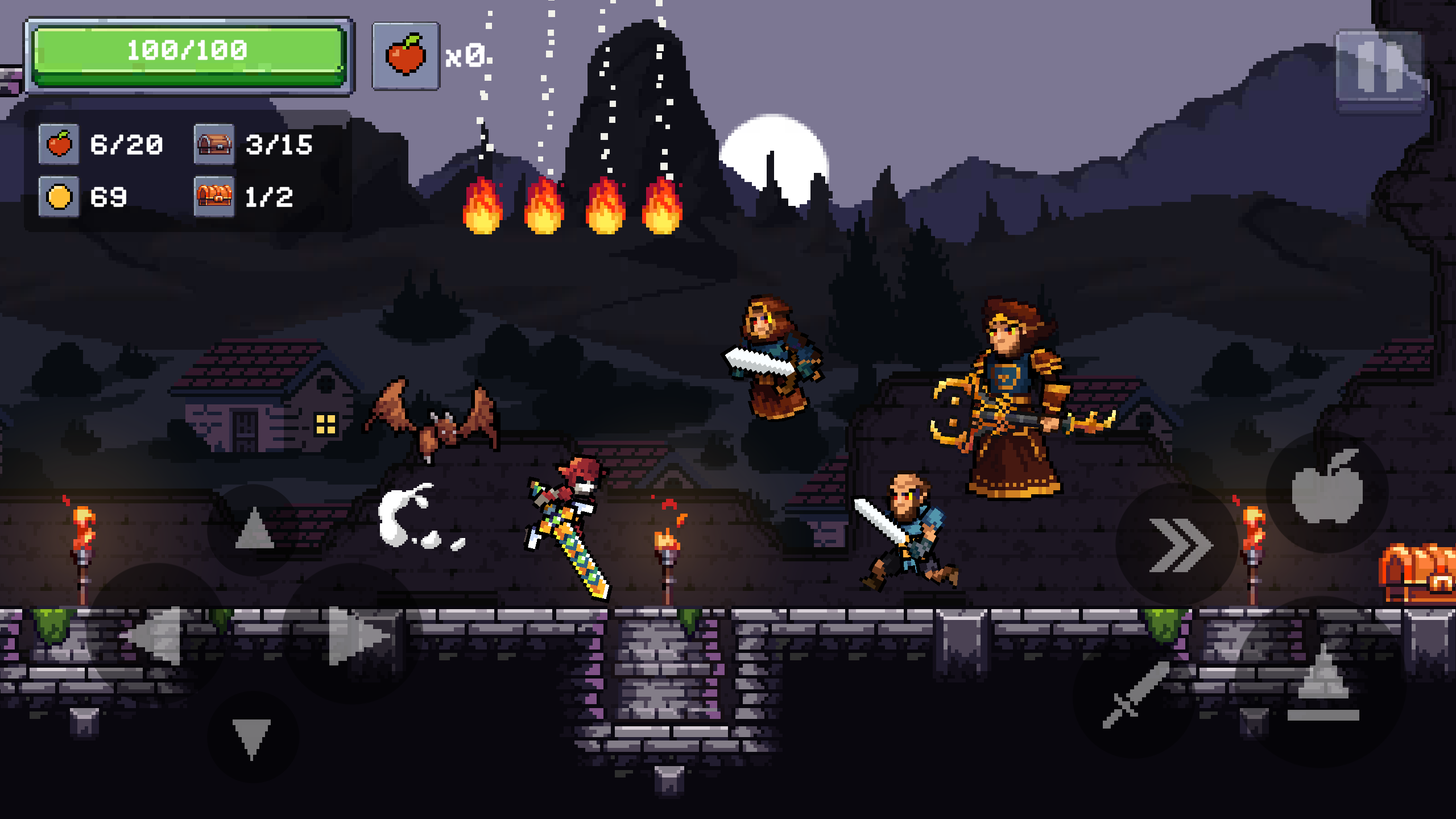 Screenshot of Apple Knight 2: Action Game