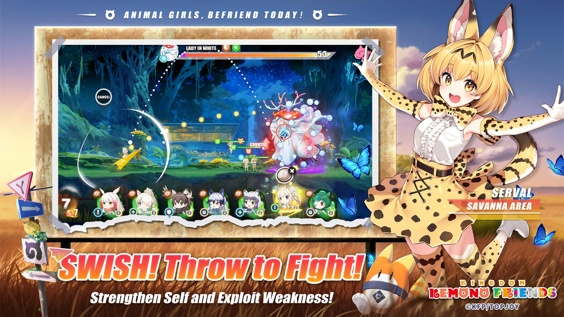 Kemono Friends: Kingdom Game Screenshot
