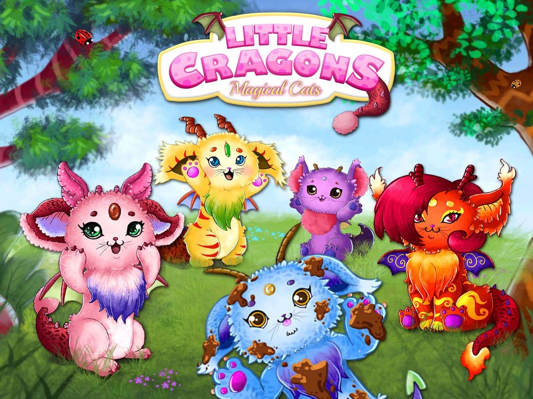 Little Cragons - Magical Cats 게임 스크린 샷
