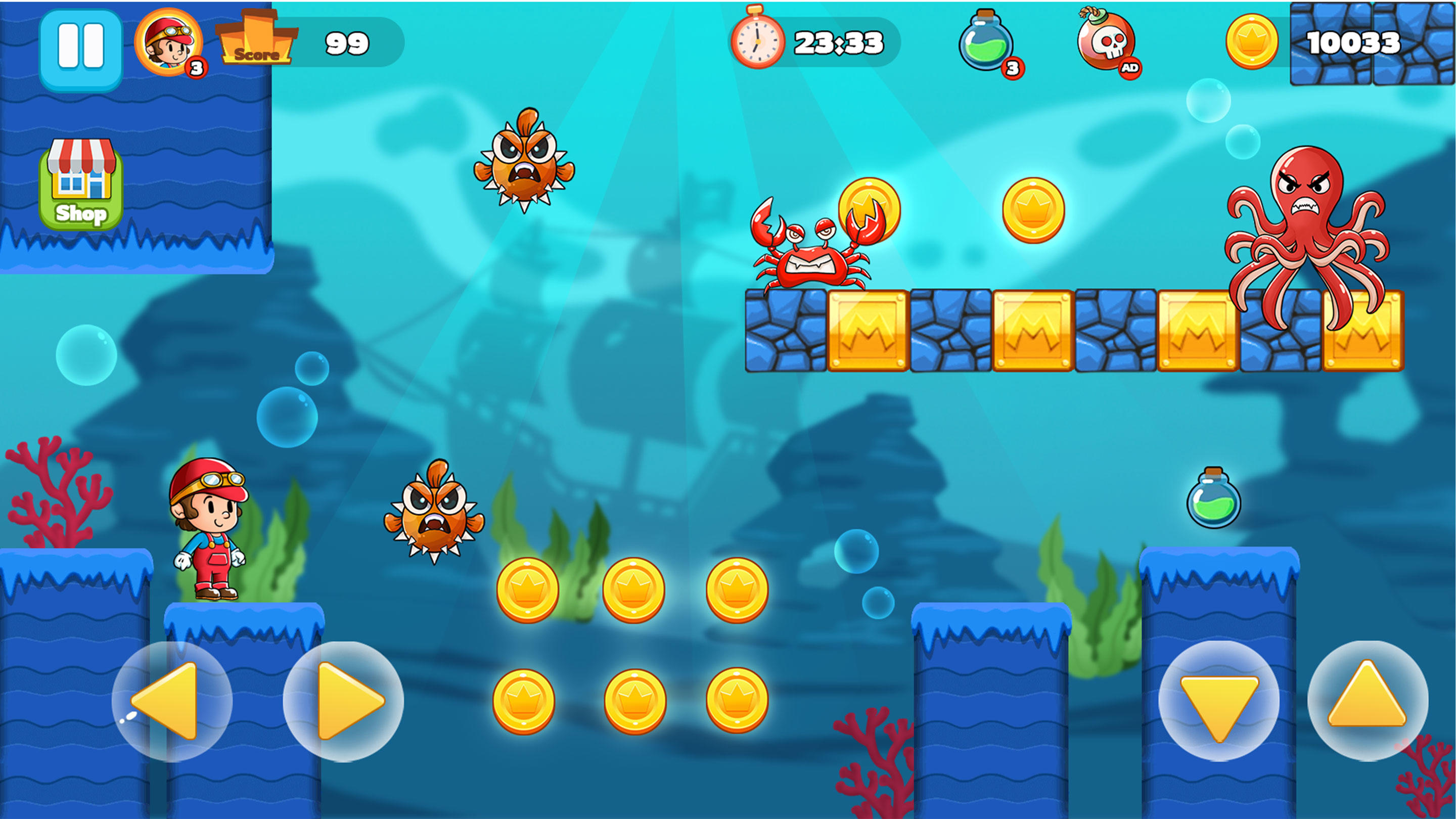 Super Bino: Jungle Adventure screenshot game
