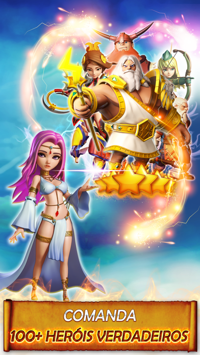 Captura de Tela do Jogo Hero Sky: Guerras de guildas