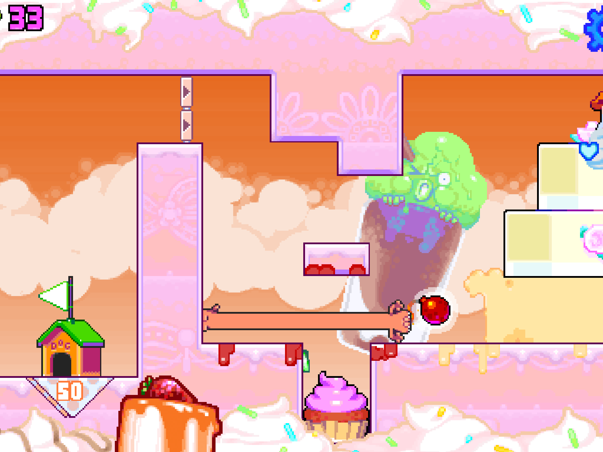 Silly Sausage: Doggy Dessert Game Screenshot