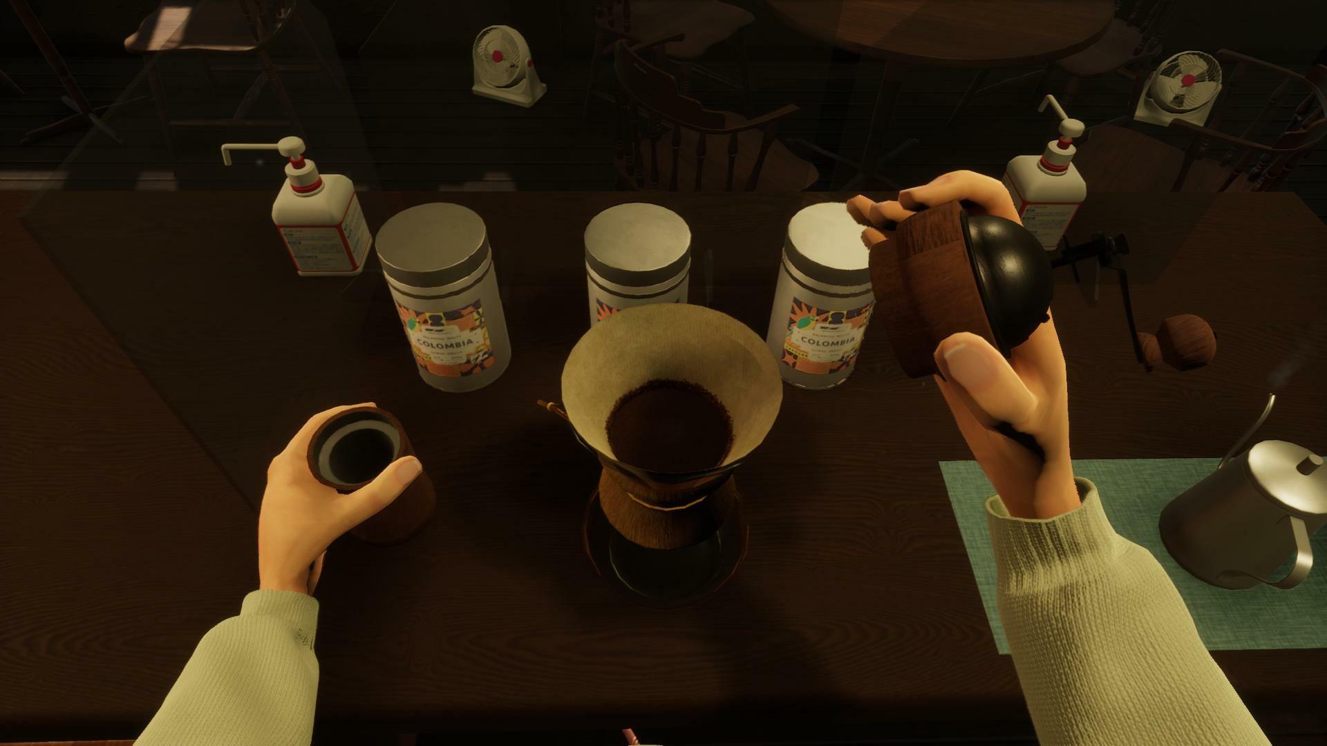 Screenshot of Tokyo Coffee: Grinding in the Pandemic