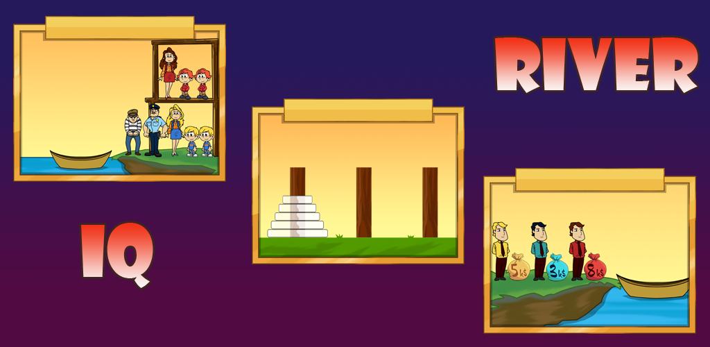 Banner of River Crossing IQ - IQ Test 