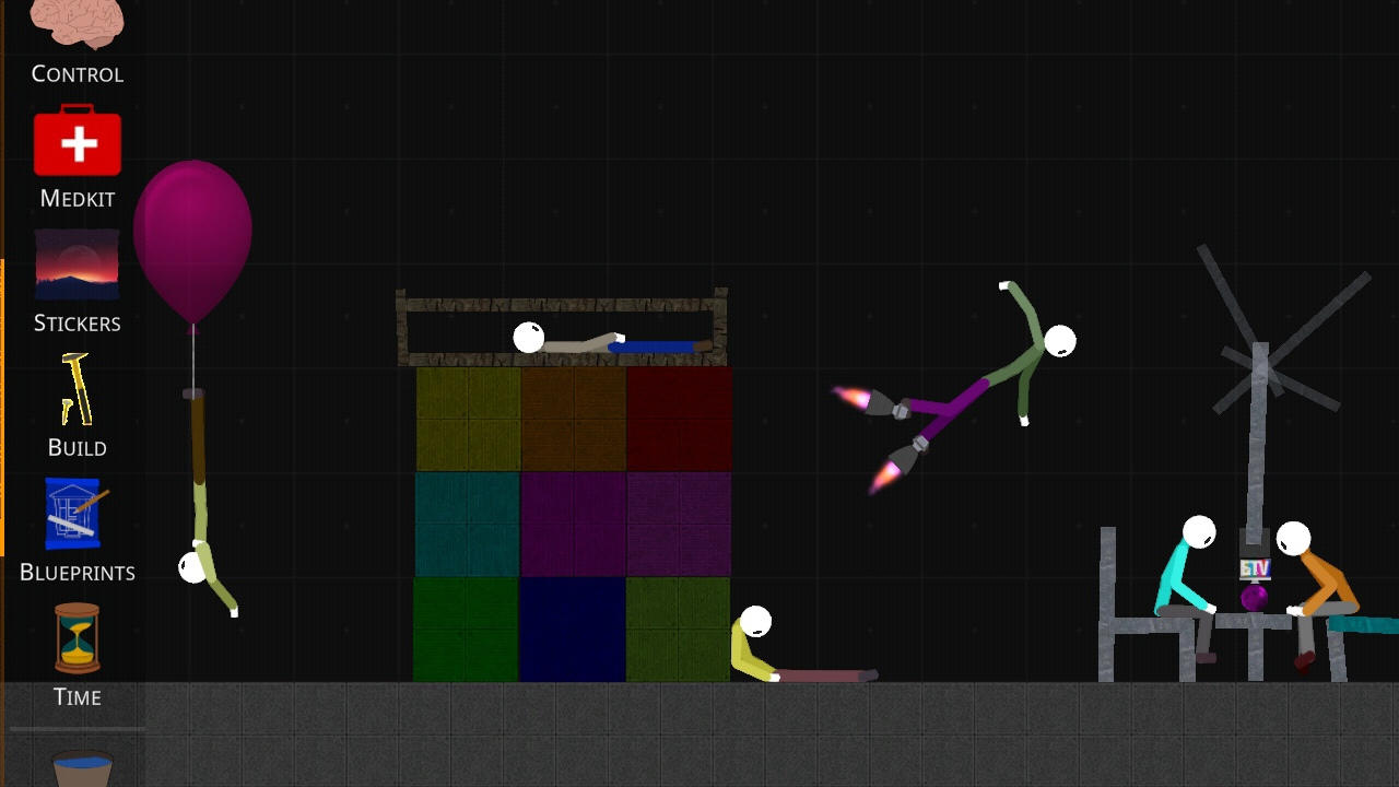 Stickman Ragdoll Playground Game Screenshot