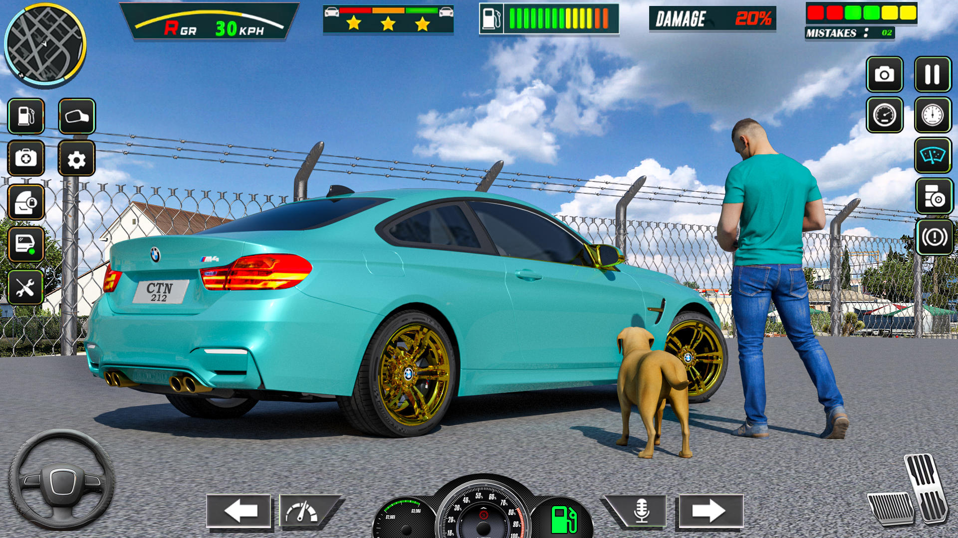 Captura de Tela do Jogo Car Parking Car Driving 3D