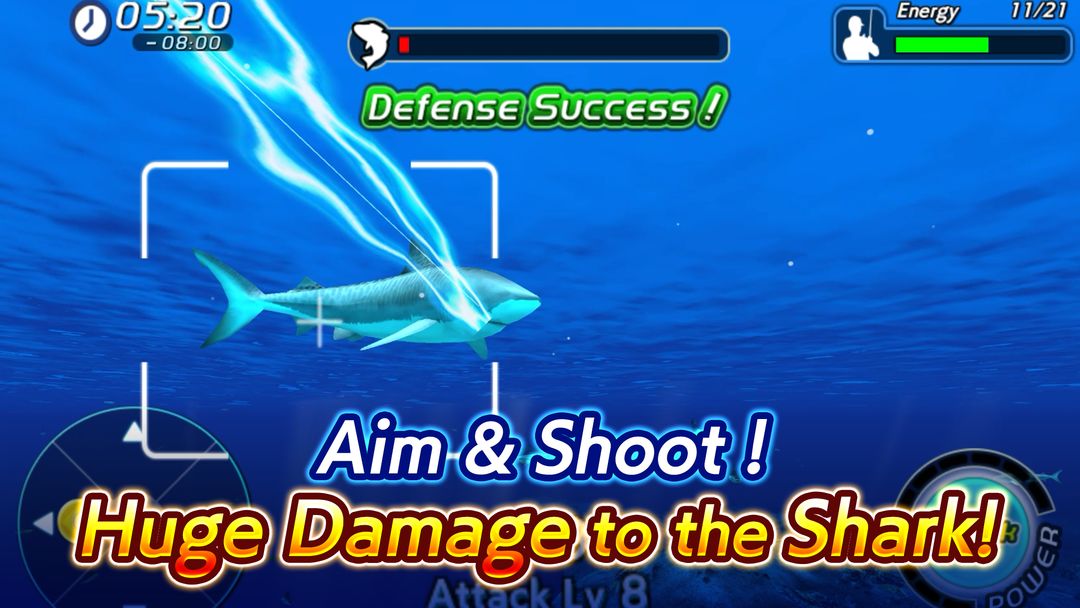 Wild Shark Fishing screenshot game