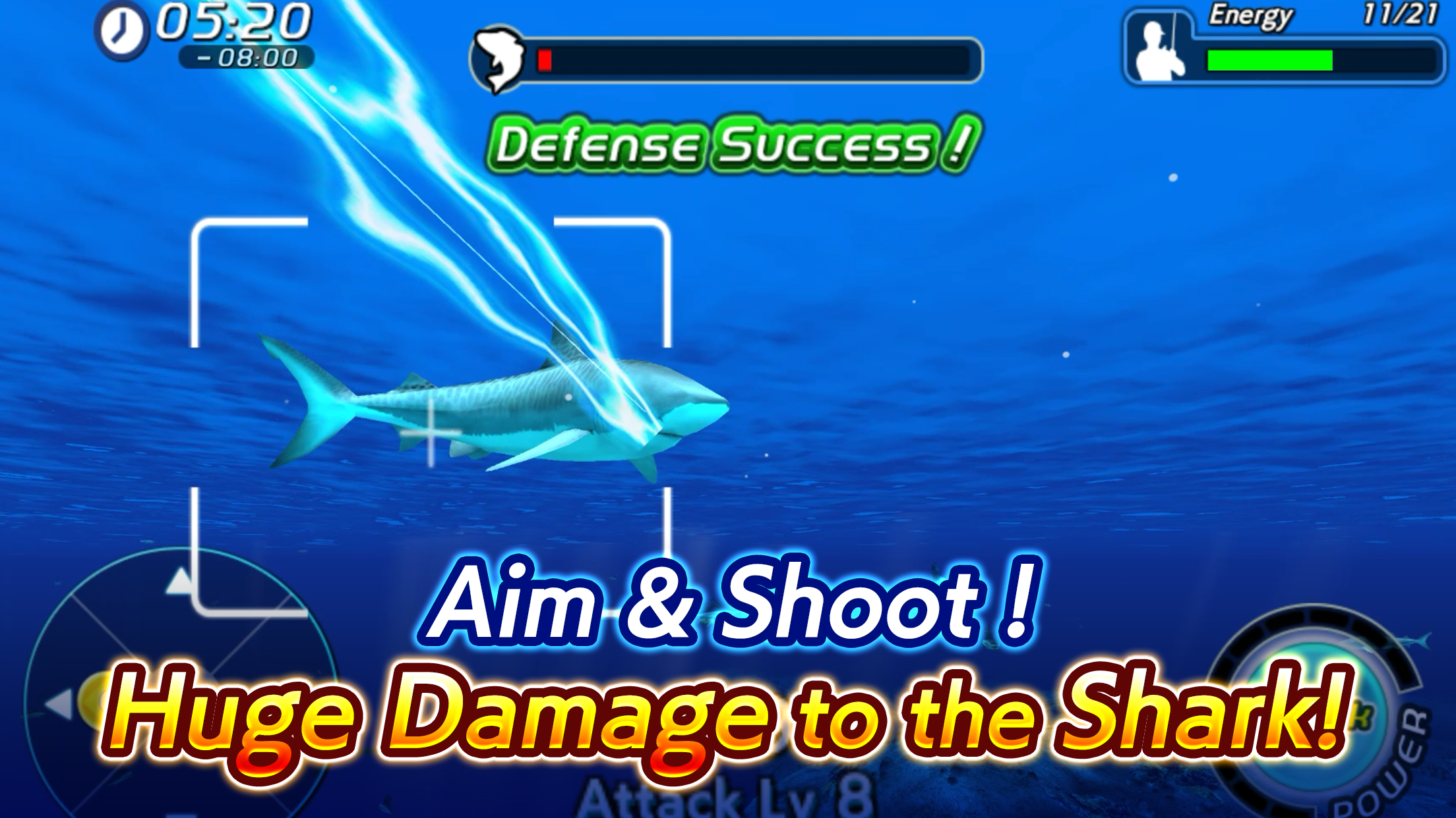 Wild Shark Fishing Game Screenshot