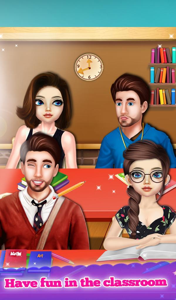 High School Love Affair Story Game Screenshot