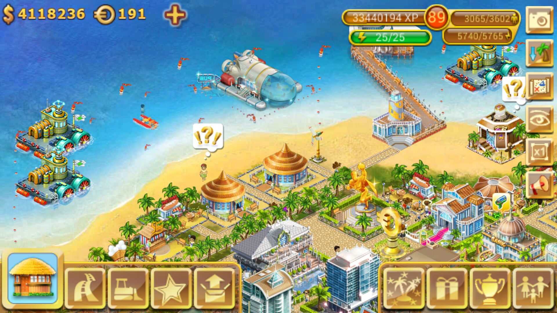 Paradise Island ゲームのスクリーンショット