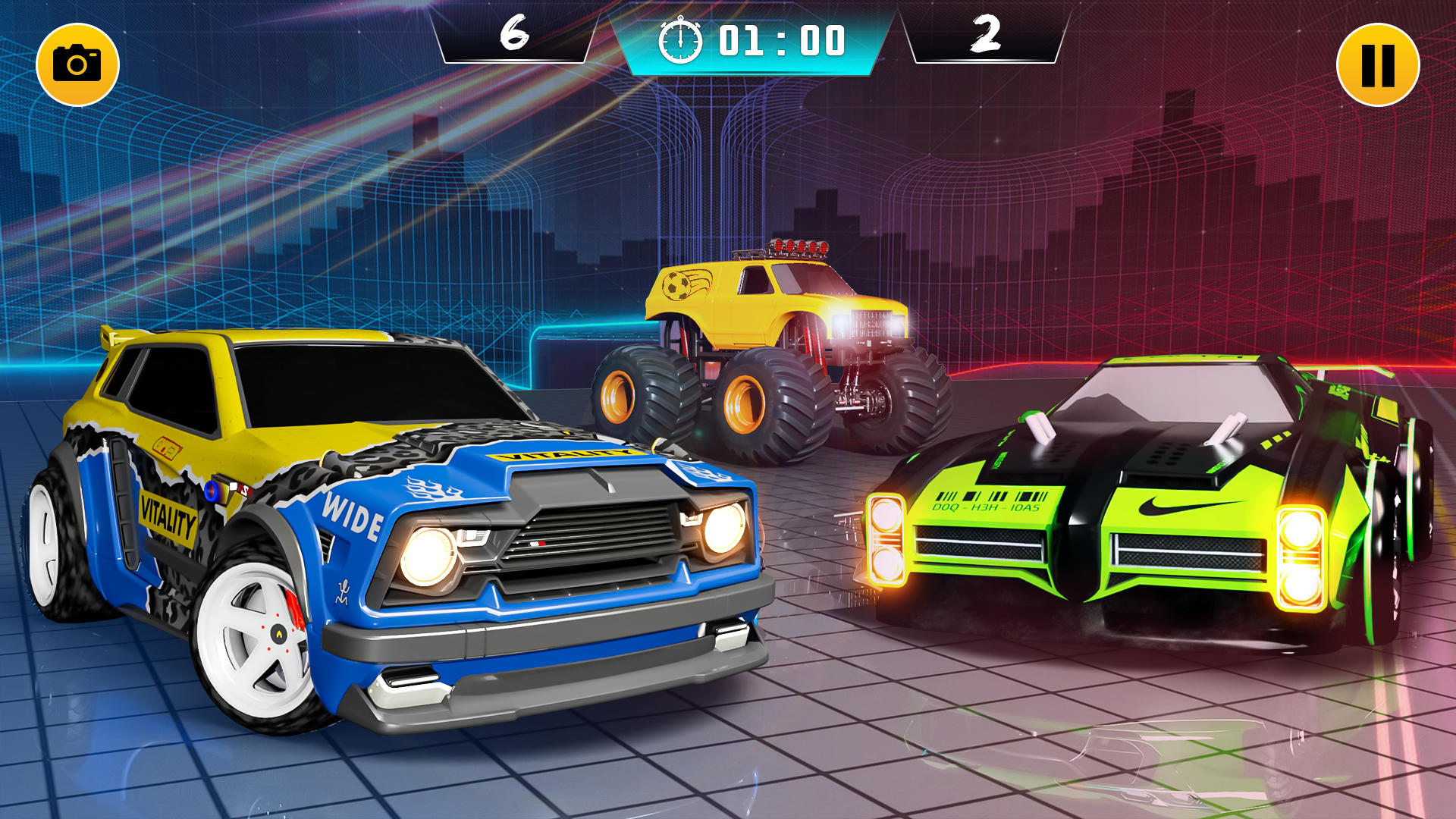 Screenshot of Rocket Car Racing Games 3D