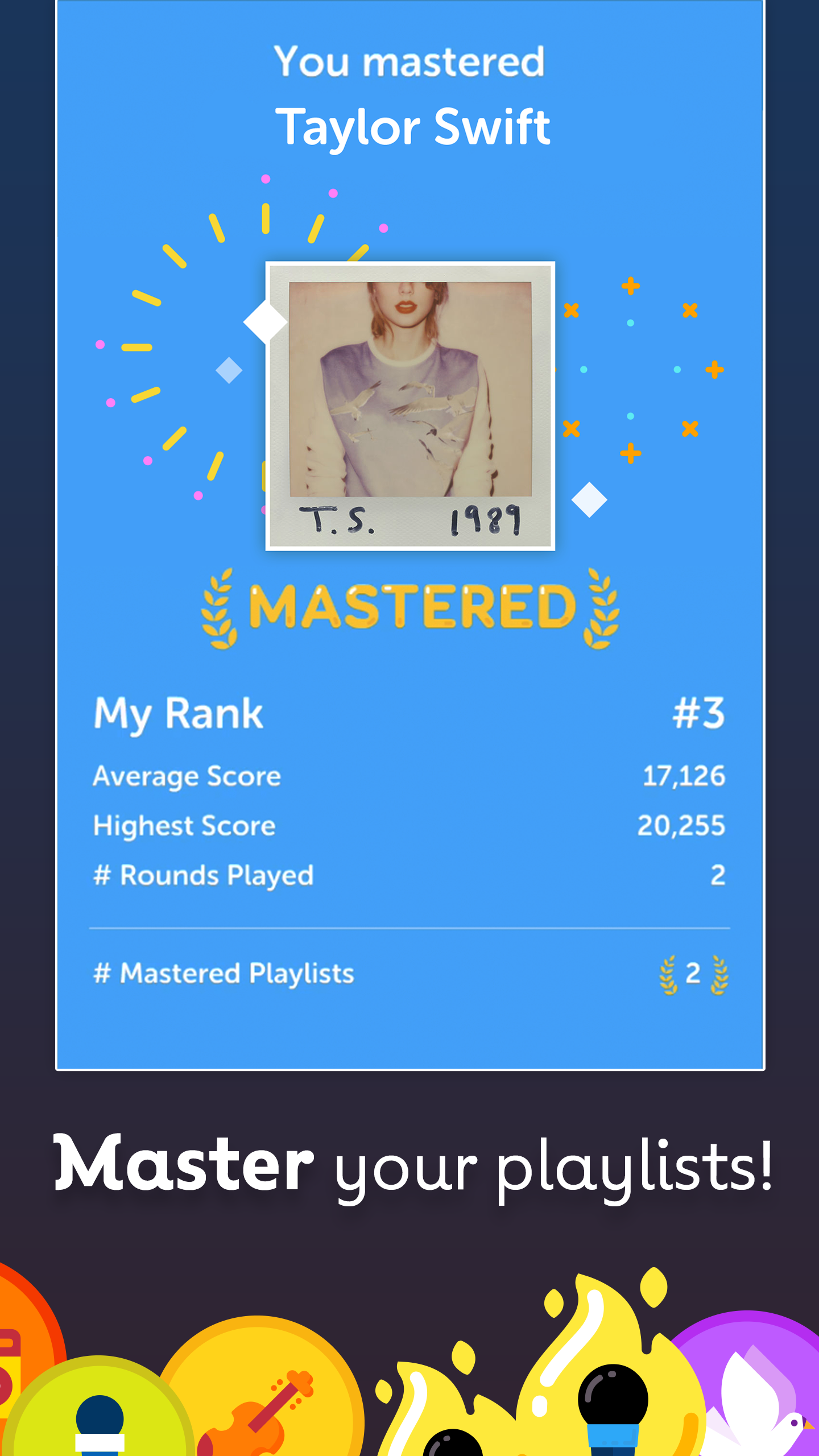 Cuplikan Layar Game SongPop Classic: Music Trivia