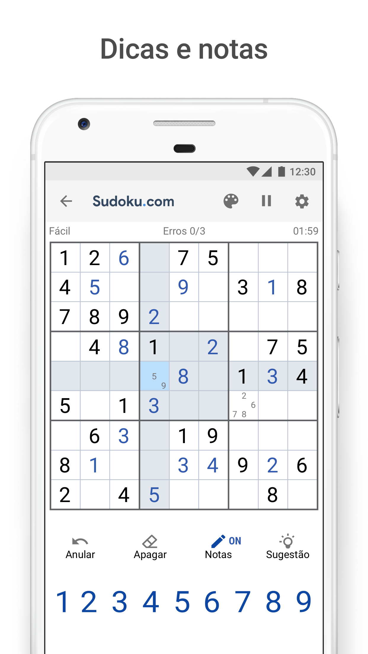 Sudoku Números e Desafios Ed. 126 - Médio/Difícil - Só Jogos 9x9