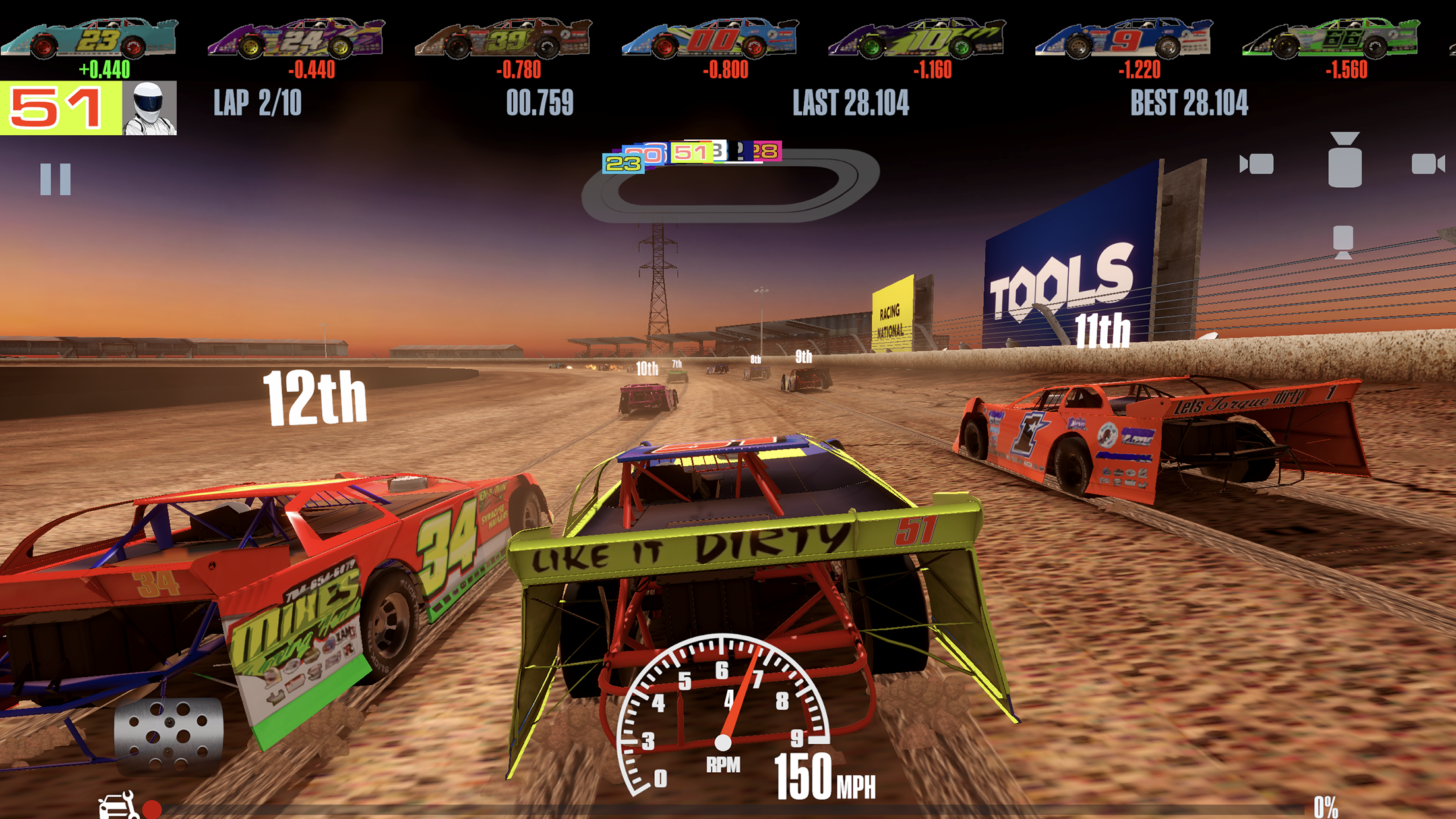 Cuplikan Layar Game Stock Car Racing