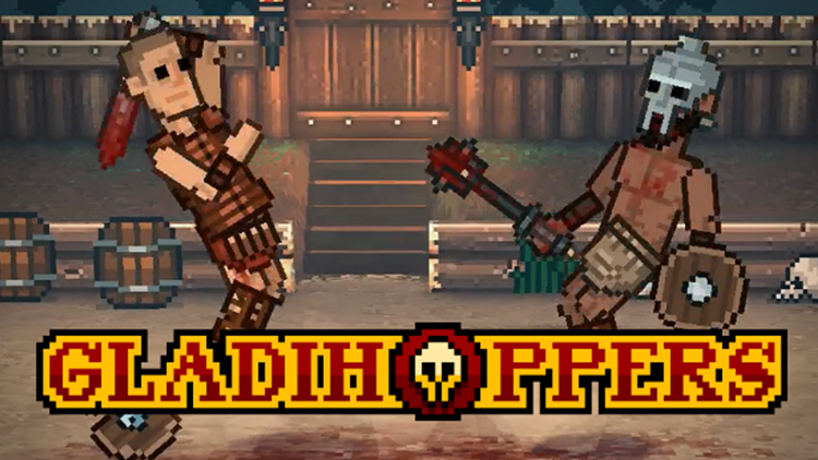 Screenshot dari video Gladihoppers - Gladiator Battle Simulator!