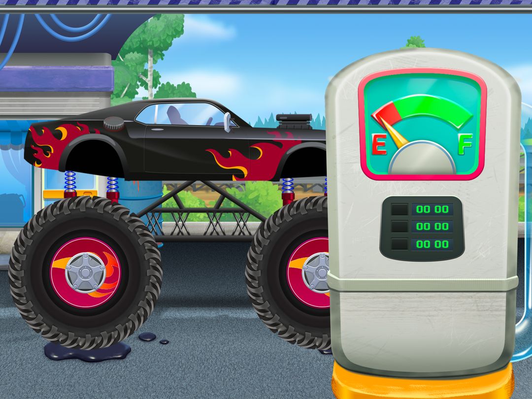 몬스터 트럭: 키즈를 위한 레이싱 게임 게임 스크린 샷