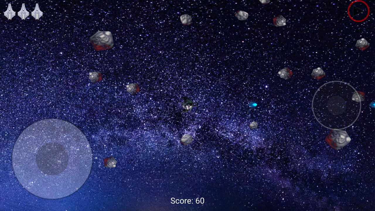 小行星 遊戲截圖