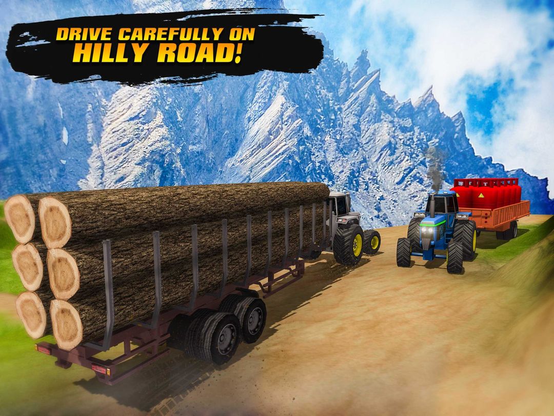 Screenshot of Cargo Tractor Hill Climb Offroad Simulator 3D