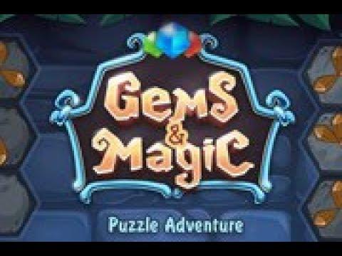 Screenshot of the video of Gems & Magic adventure puzzle