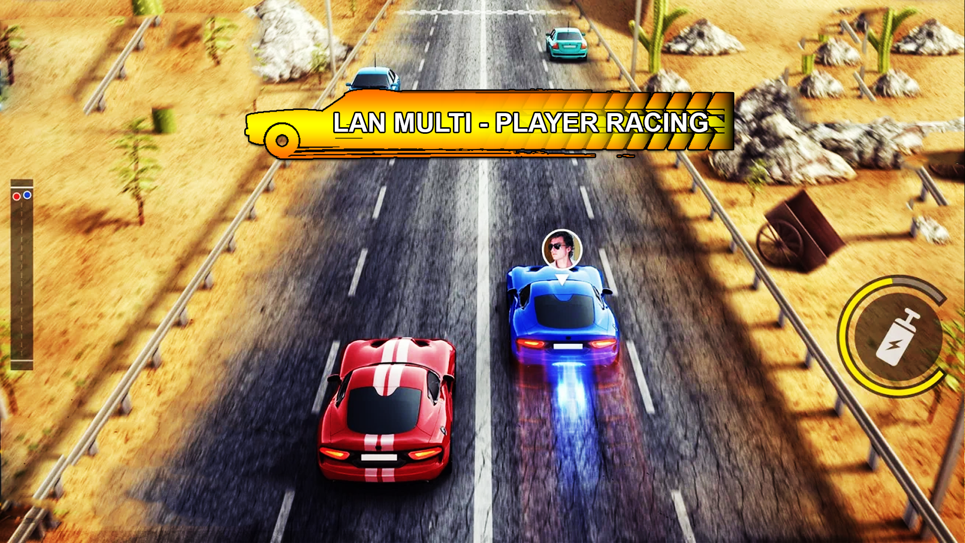 Screenshot 1 of ကားပြိုင်ပွဲ 3D- Street Racing 3D- City Racing 2018 1.0