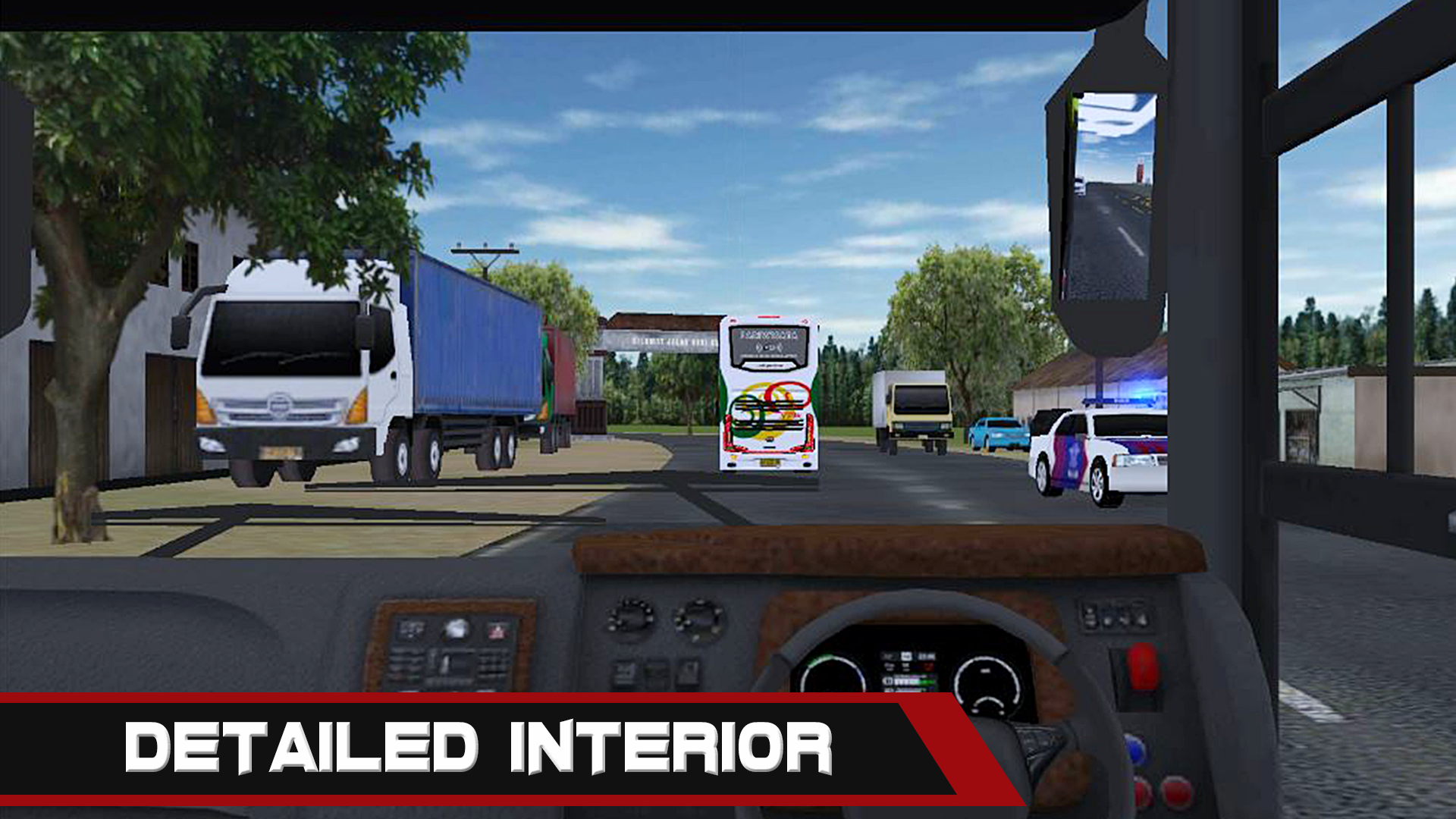 Mobile Bus Simulator Game Screenshot