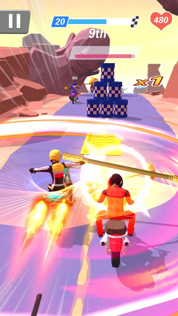 Screenshot of Racing Smash 3D