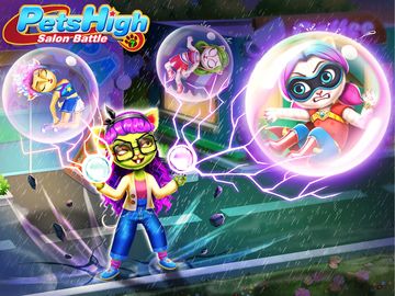 Pets High7- Girl's Spa Salon Battle ゲームのスクリーンショット