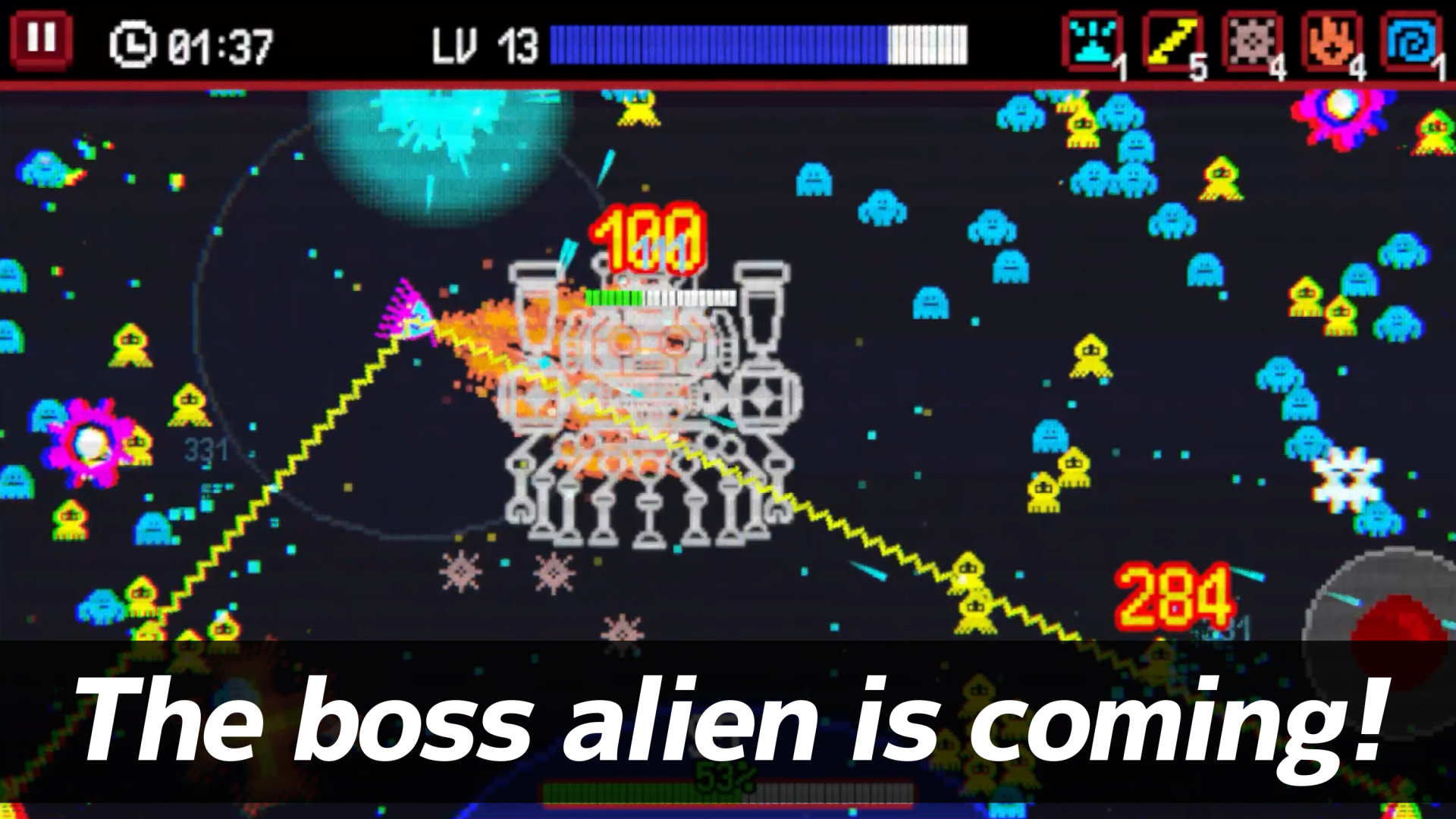 COSMO PANIC Game Screenshot