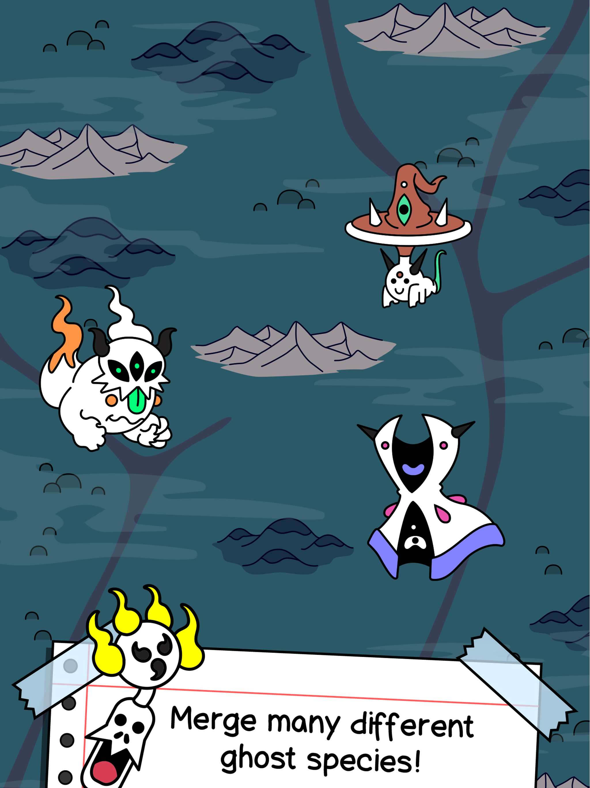 Ghost Evolution: Merge Spirits Game Screenshot