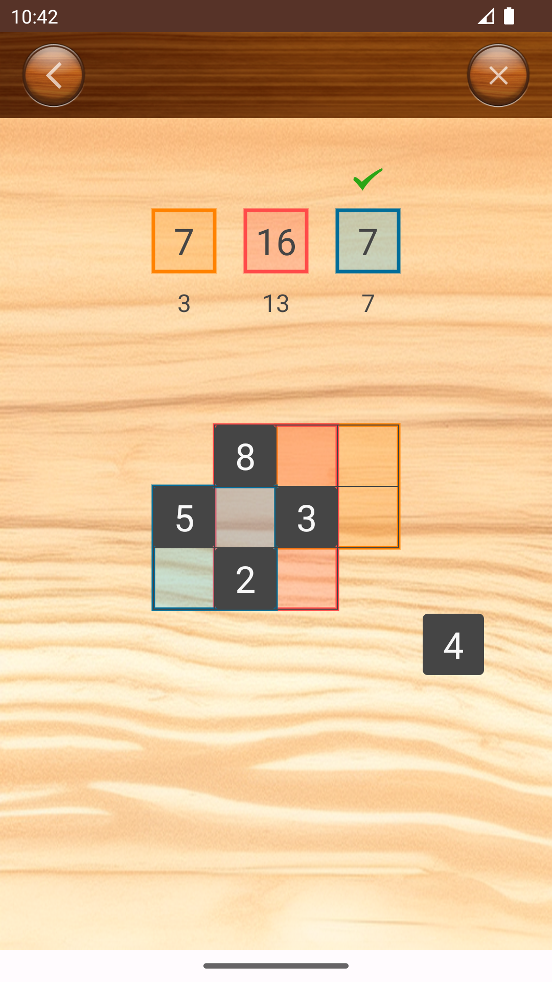 Place Numbers - Math Game Game Screenshot