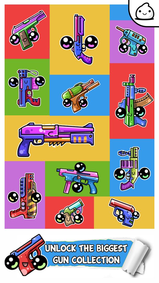 Screenshot of Guns Evolution - Idle Cute Clicker Game Kawaii