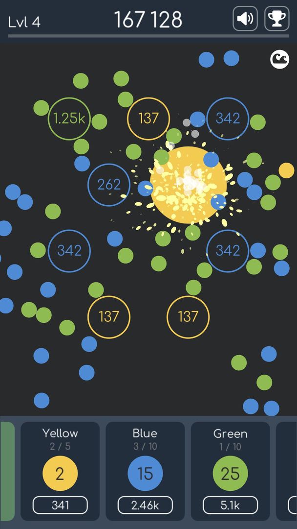 Balls Control screenshot game