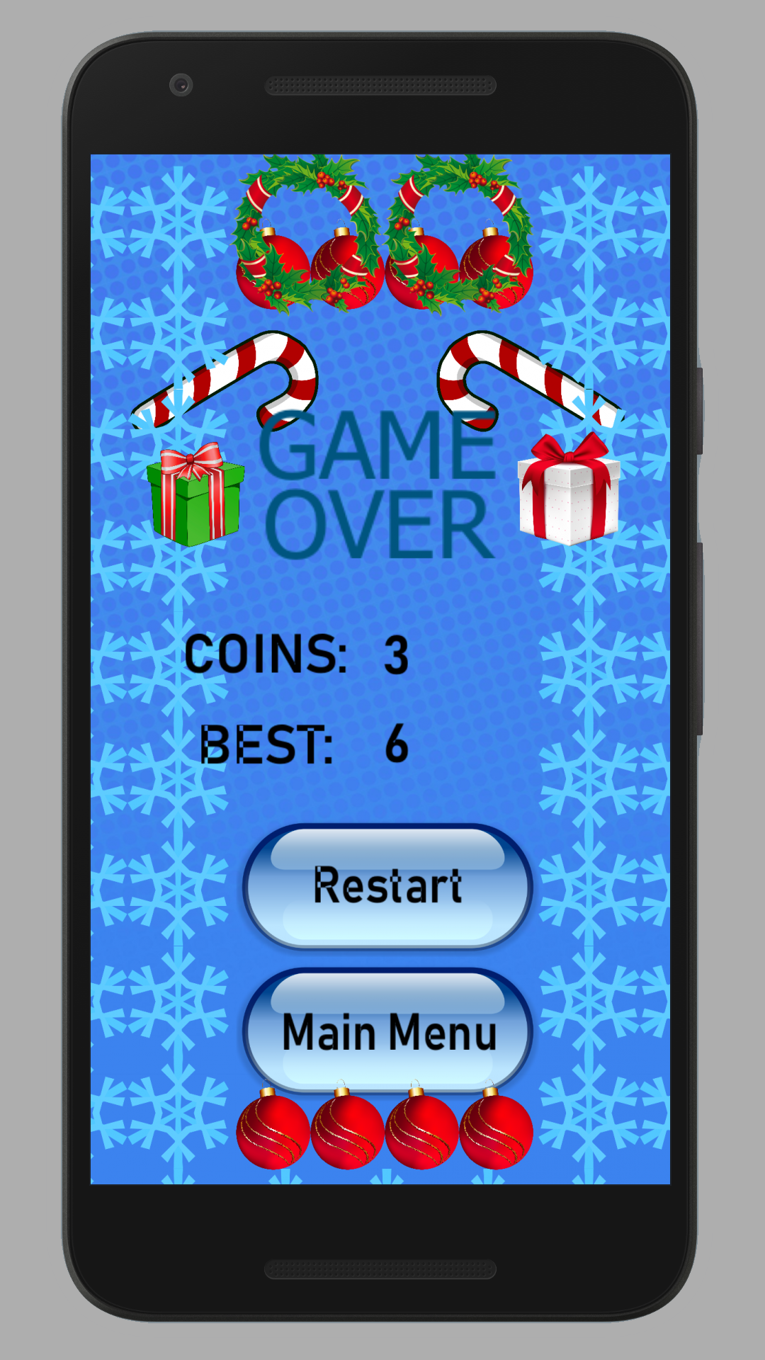 Candy Cane Saga Game Screenshot