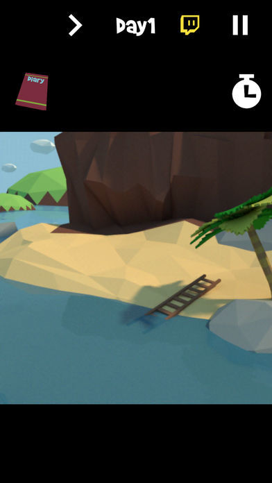 脱出ゲーム -サメに囲まれた無人島からの脱出- ภาพหน้าจอเกม