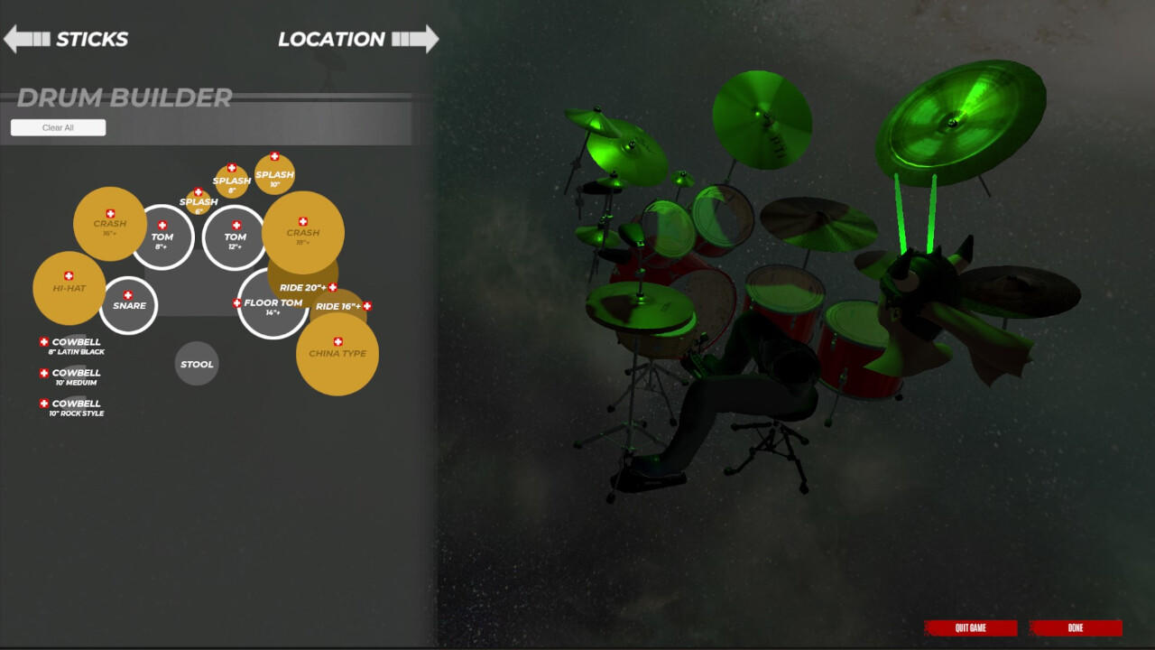 VR Drums Ultimate Streamer ภาพหน้าจอเกม