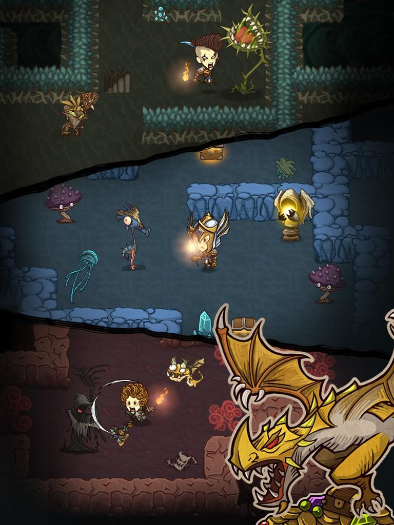 The Greedy Cave ภาพหน้าจอเกม