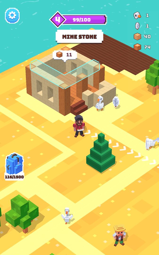 Craft Valley - Building Game screenshot game