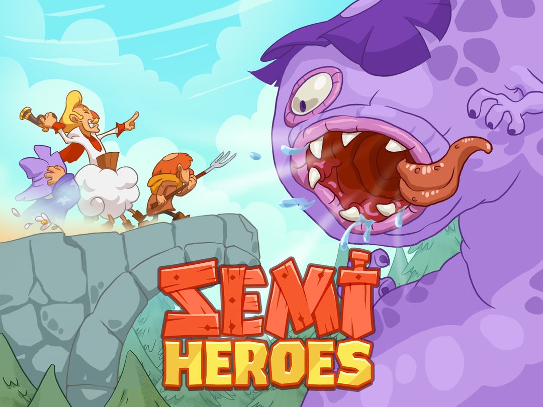 Semi Heroes: Idle & Clicker Ad screenshot game