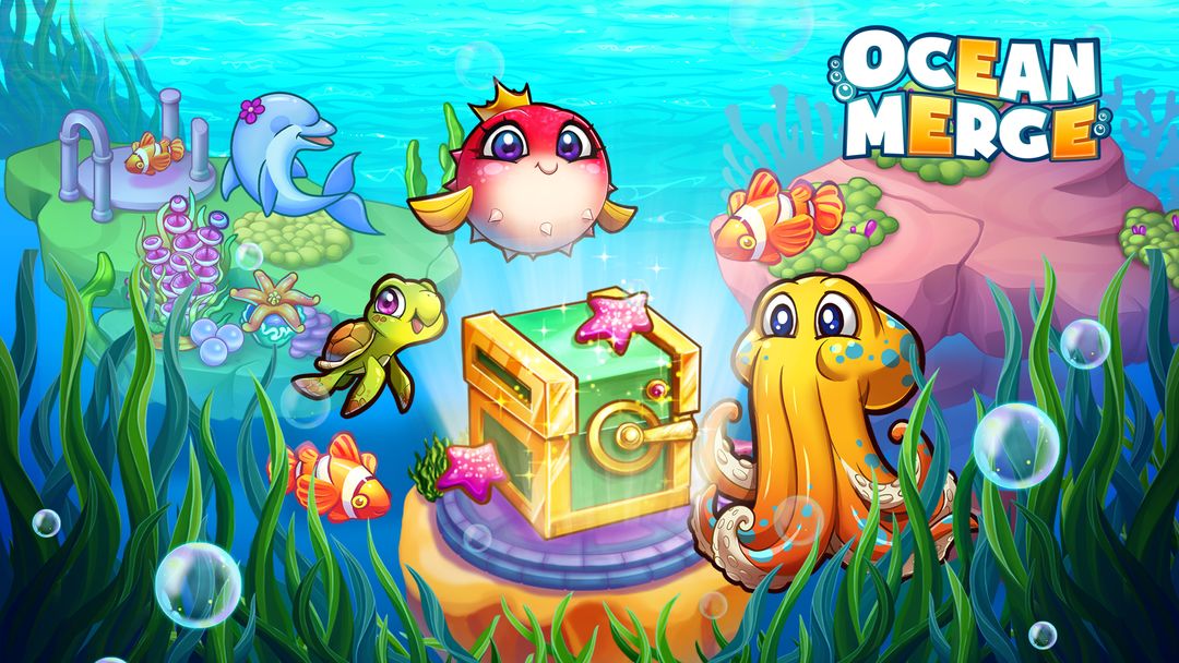 Ocean Merge 게임 스크린 샷