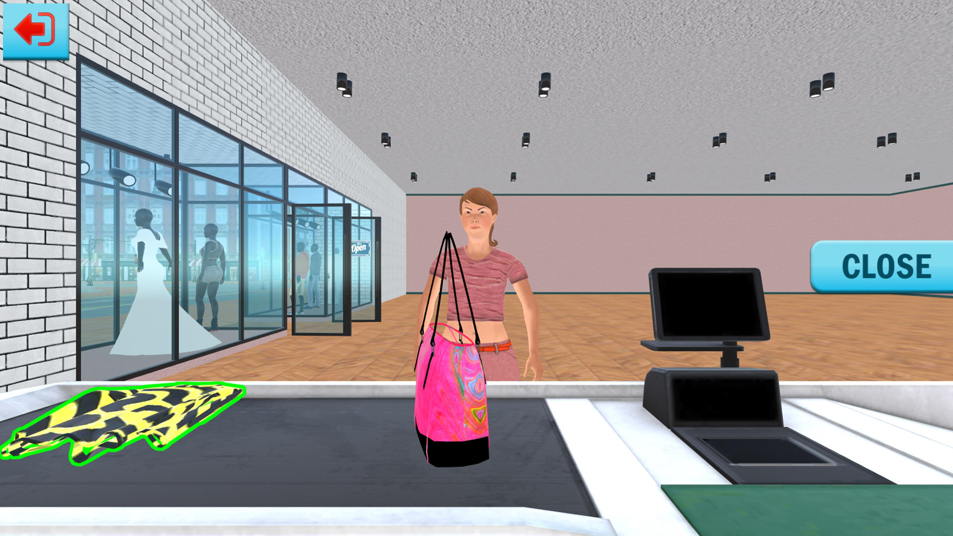 Clothing Store Game Simulator Game Screenshot