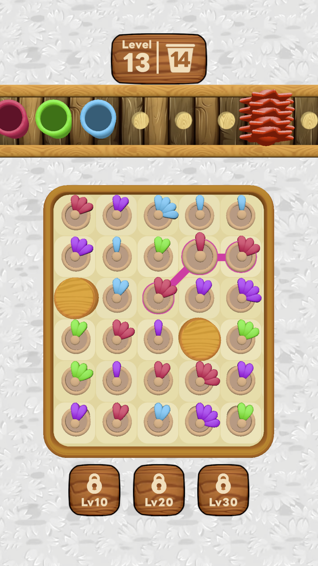 Collect Flowers Game Screenshot