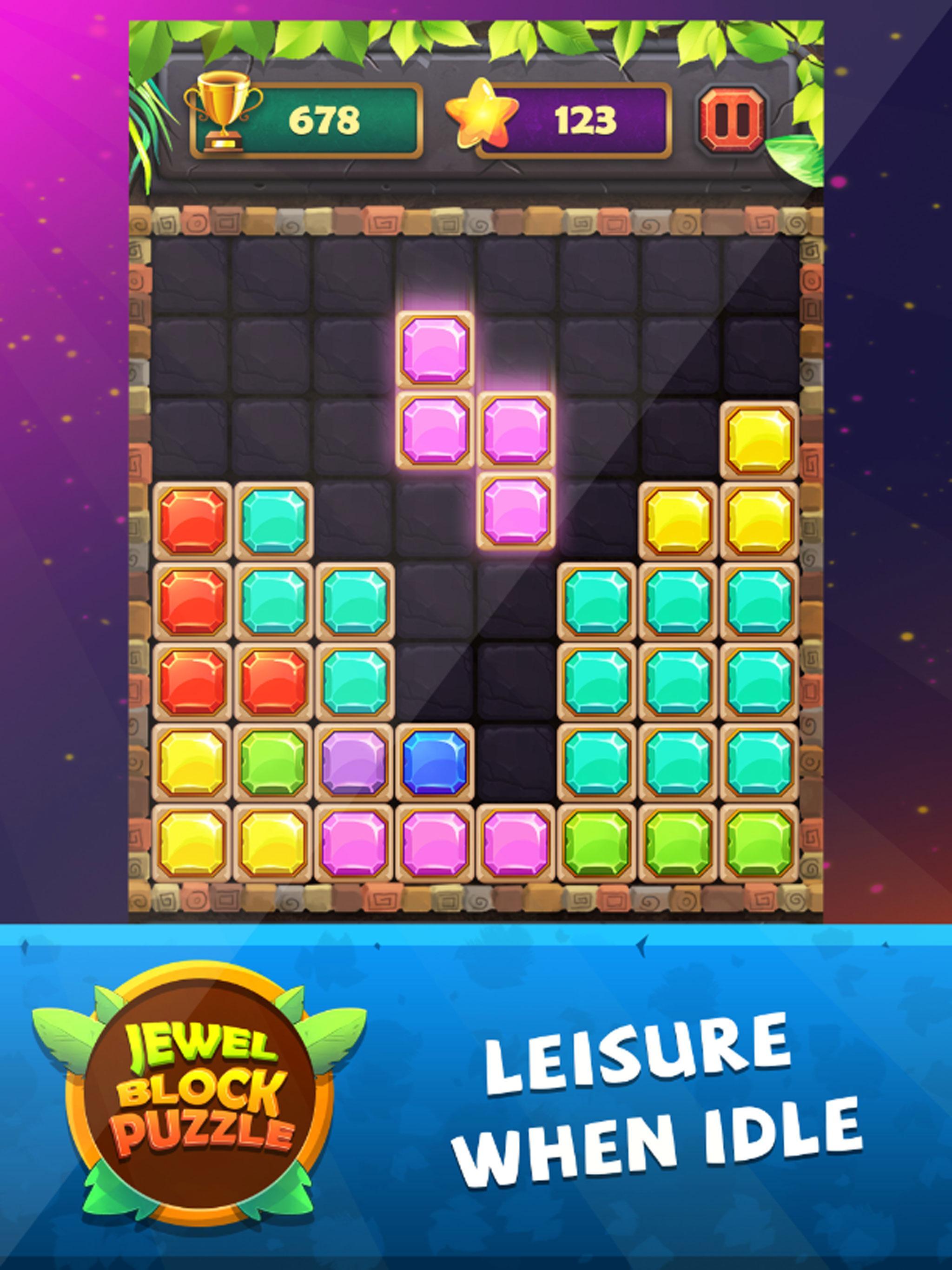Block Puzzle Classic Jewel Game Screenshot
