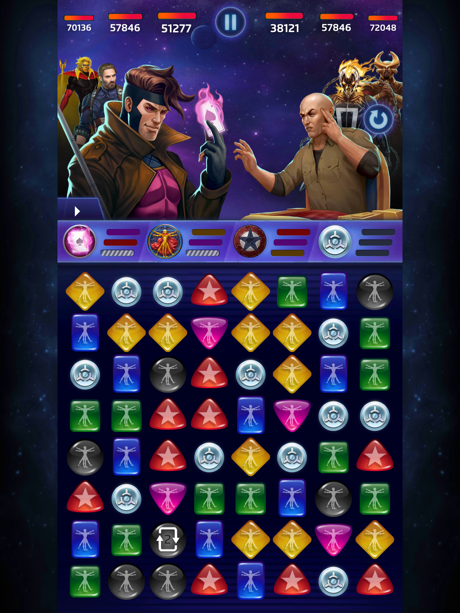 MARVEL Puzzle Quest: 히어로 RPG 게임 스크린샷