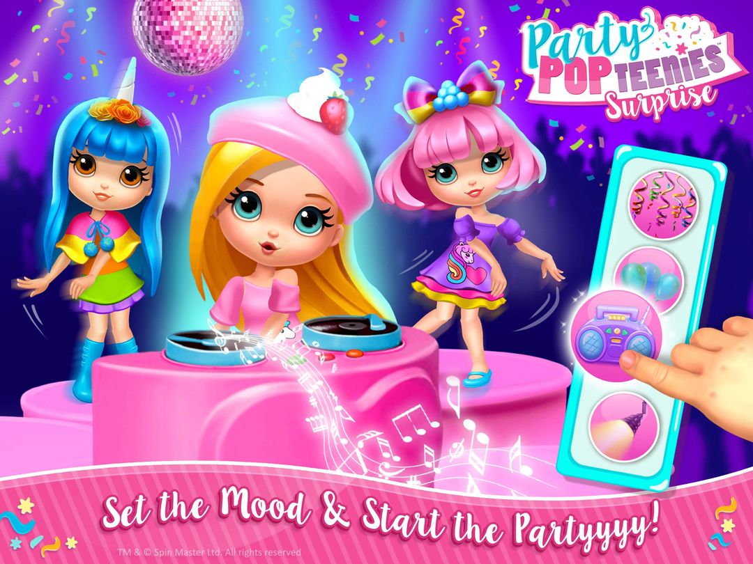 Party Popteenies Surprise screenshot game