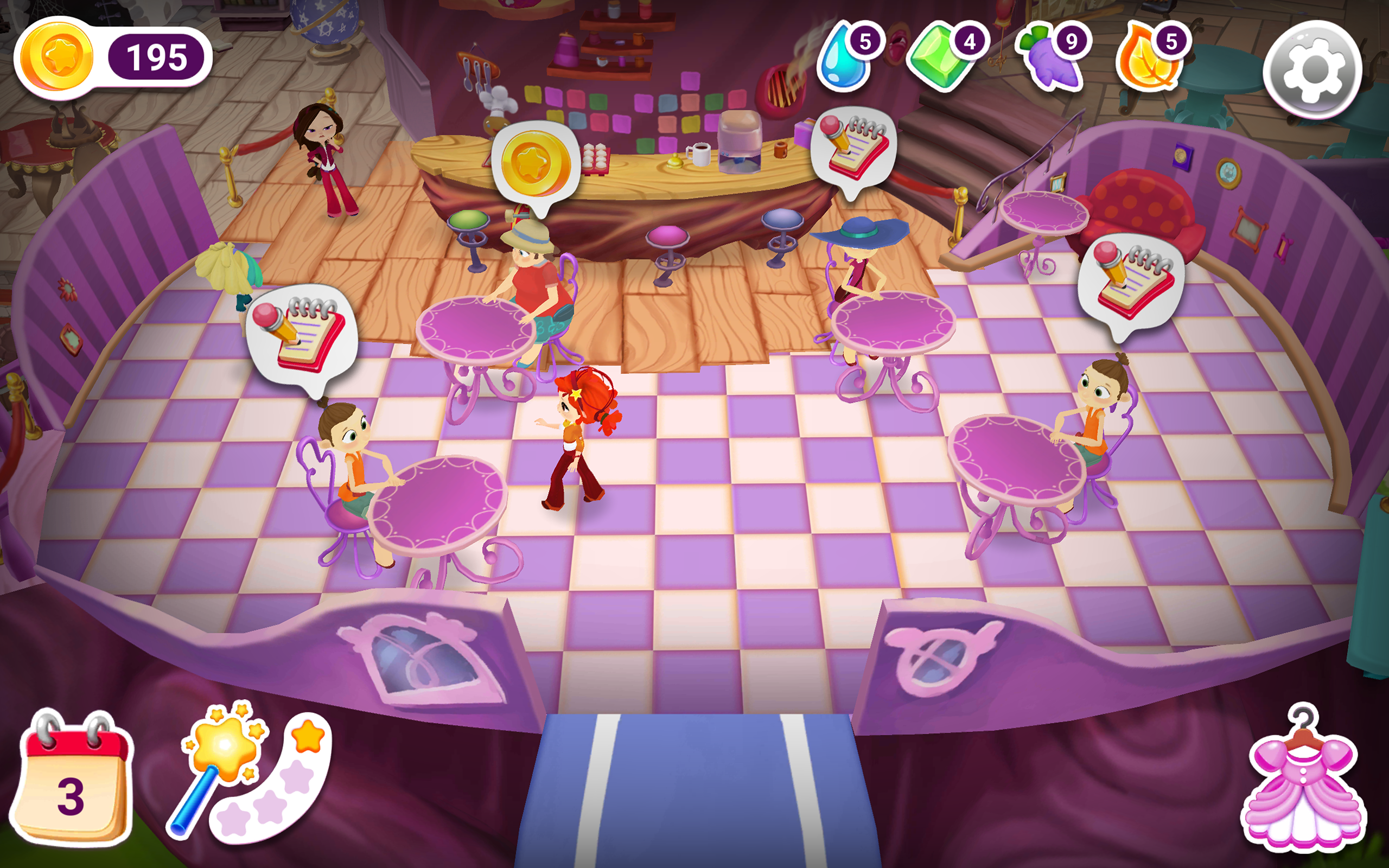 Fantasy Patrol: Cafe Game Screenshot