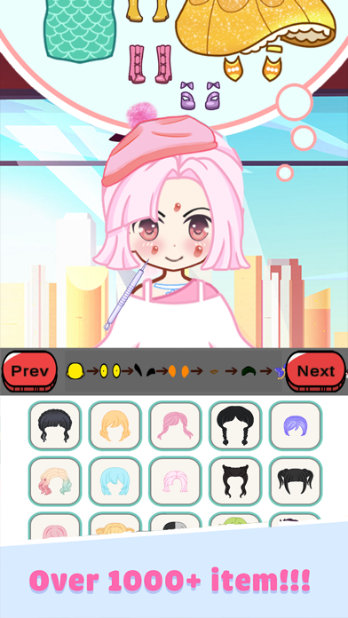 Screenshot of Doll Maker : Dress Up Games