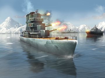 Naval Fury: Warship 3D Game Screenshot