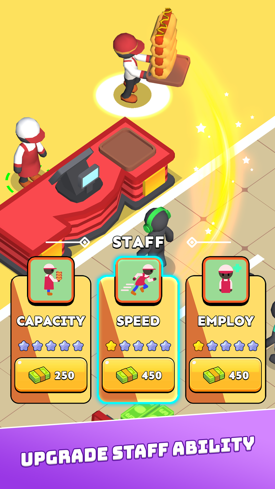 Hotdog Bitte: Idle Tycoon Game Screenshot