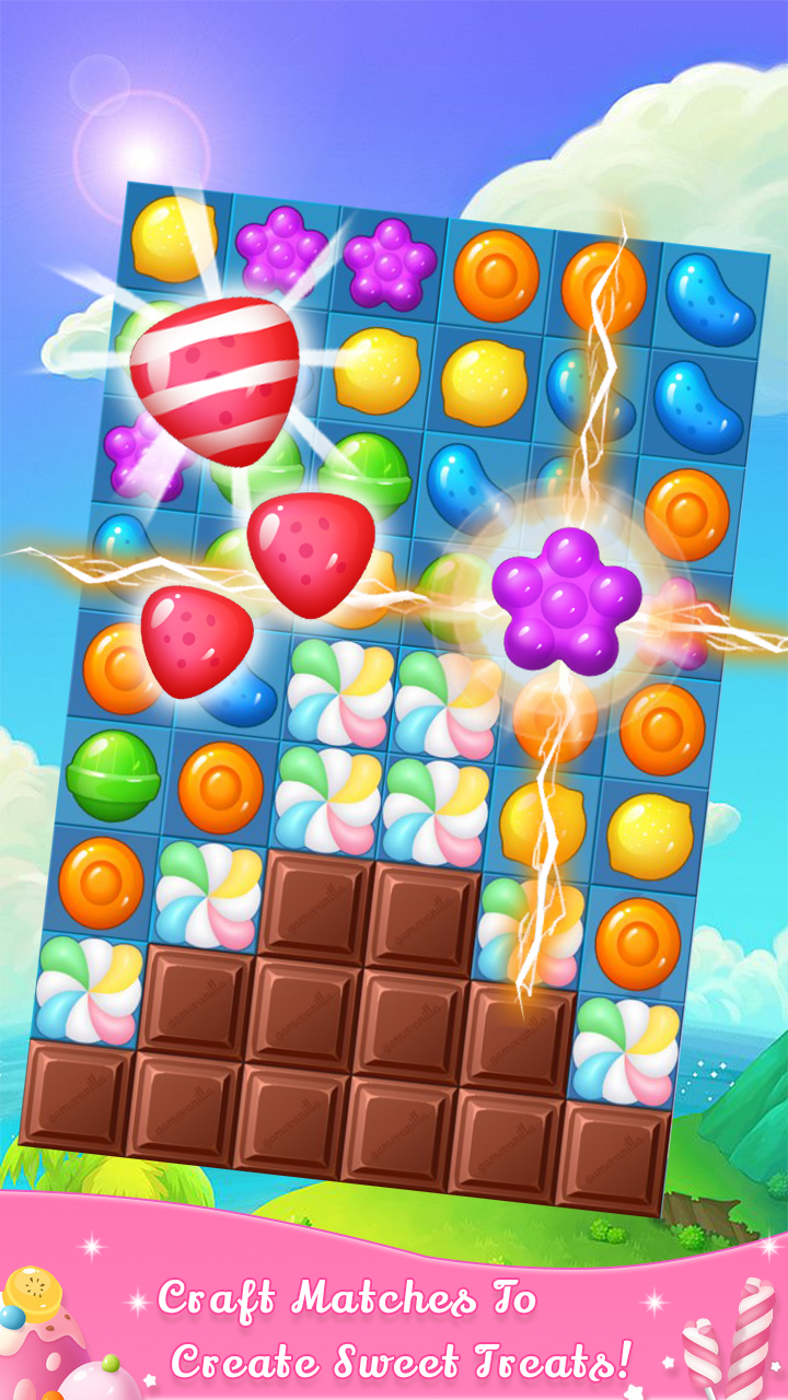 Sweet Candy Sugar: Free Match 3 Games 2019のキャプチャ