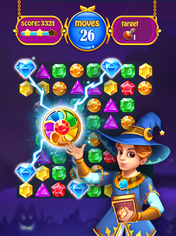 Cuplikan Layar Game Diamond Puzzle